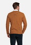 Baileys Scottish Lambswool Crew Neck Pullover Single Knit Trui Donker Goud