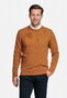 Baileys Scottish Lambswool Crew Neck Pullover Single Knit Trui Donker Goud