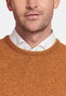 Baileys Scottish Lambswool Crew Neck Pullover Single Knit Trui Donker Goud