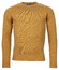 Baileys Scottish Lambswool Crew Neck Pullover Single Knit Trui Donker Goud