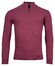 Baileys Shirt Style Zip Single Knit Pima Cotton Trui Grape Melange