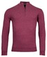 Baileys Shirt Style Zip Single Knit Pima Cotton Trui Grape Melange