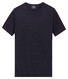Baileys Short Sleeve Crew Neck Single Knit Trui Navy