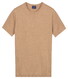 Baileys Short Sleeve Crew Neck Single Knit Trui Zand