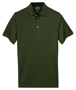 Baileys Solid Collor Cotton Blend Polo Bladgroen