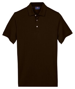 Baileys Solid Collor Cotton Blend Polo Dark Cassis