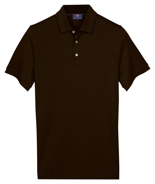 Baileys Solid Collor Cotton Blend Polo Dark Cassis