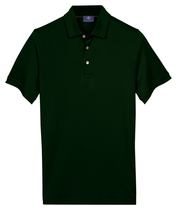 Baileys Solid Collor Cotton Blend Polo Donker Groen