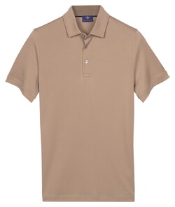 Baileys Solid Collor Cotton Blend Polo Greige