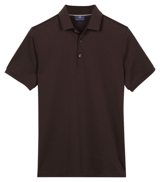 Baileys Solid Collor Cotton Blend Polo Iron Grey
