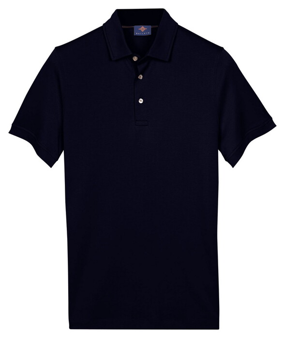 Baileys Solid Collor Cotton Blend Polo Navy