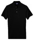 Baileys Solid Collor Cotton Blend Polo Zwart