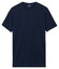 Baileys Solid Color Crew Neck Jersey T-Shirt Dark Blue
