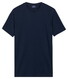 Baileys Solid Color Crew Neck Jersey T-Shirt Dark Blue