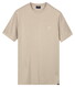 Baileys Solid Color Crew Neck Jersey T-Shirt Midden Grijs
