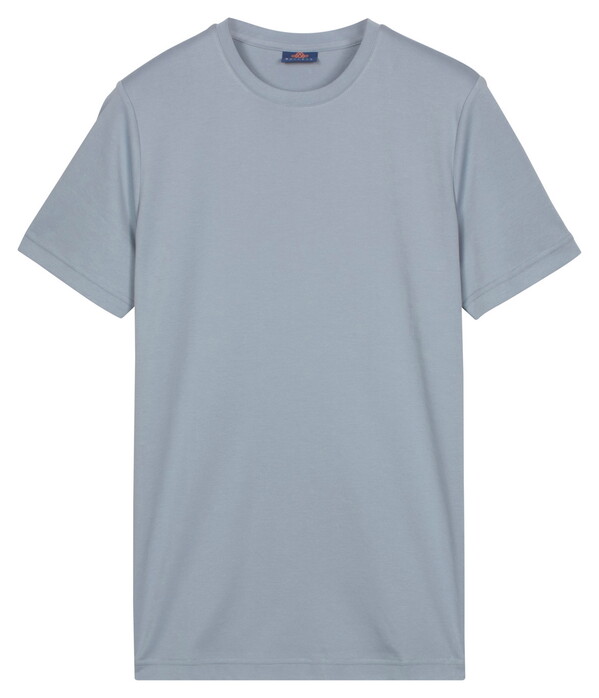Baileys Solid Color Crew Neck Jersey T-Shirt Ocean Blue