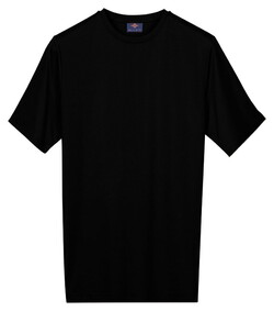 Baileys Solid Color Crew Neck T-Shirt Black