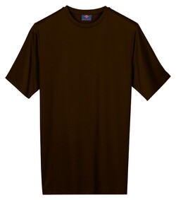 Baileys Solid Color Crew Neck T-Shirt Bruin