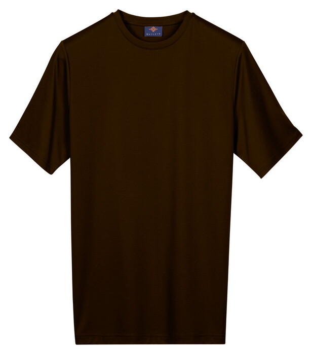 Baileys Solid Color Crew Neck T-Shirt Bruin