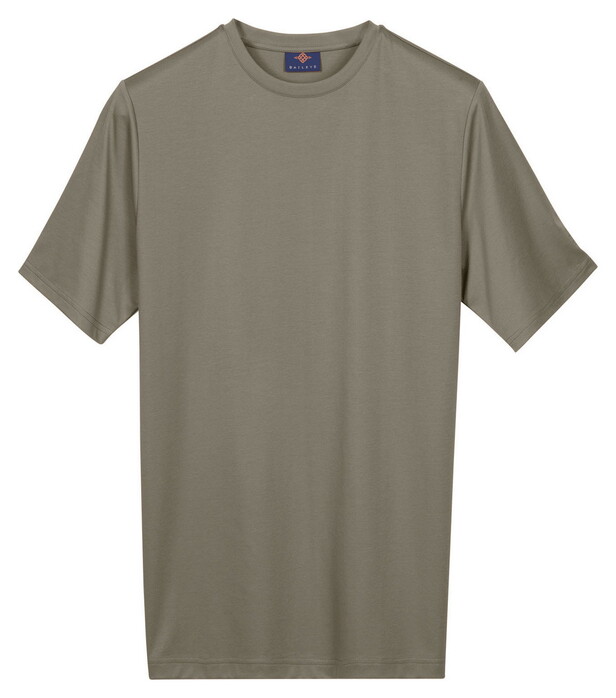 Baileys Solid Color Crew Neck T-Shirt Greige