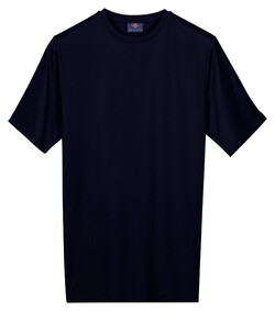 Baileys Solid Color Crew Neck T-Shirt Navy