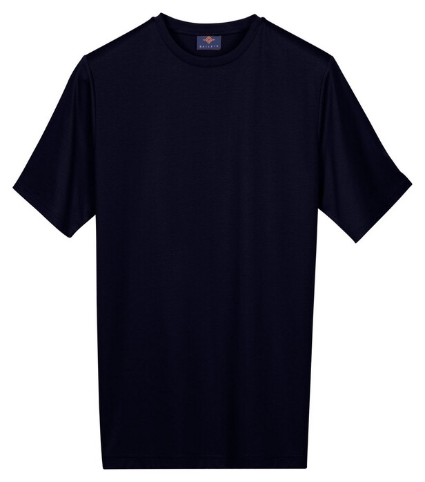Baileys Solid Color Crew Neck T-Shirt Navy