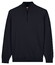 Baileys Solid Color Half Zip Single Knit Trui Navy