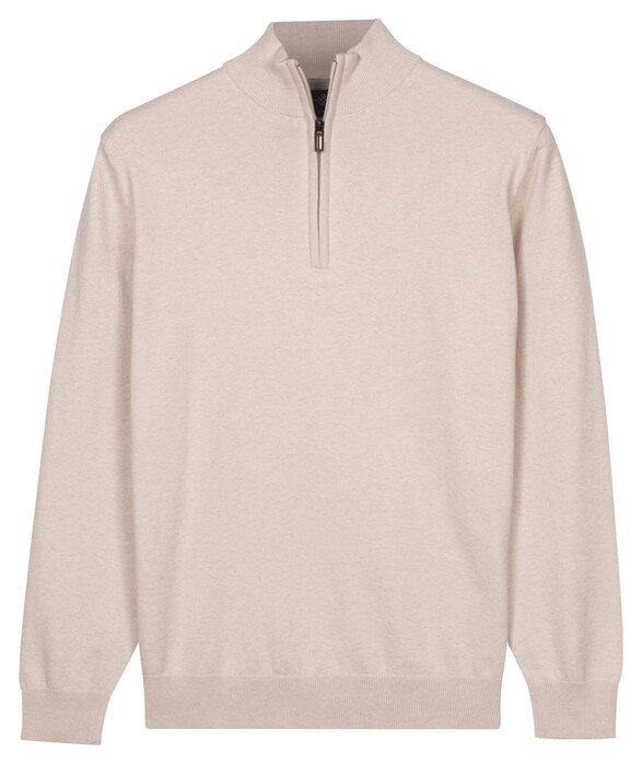 Baileys Solid Color Half Zip Single Knit Trui Shell