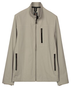 Baileys Solid Color High Zip Jack Midden Grijs
