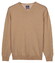 Baileys Solid Color V-Neck Cotton Single Knit Trui Zand