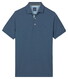 Baileys Solid Oxford Piqué Cotton Stretch Polo Riviera Blue