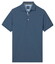 Baileys Solid Oxford Piqué Cotton Stretch Poloshirt Riviera Blue