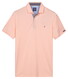 Baileys Solid Oxford Piqué Cotton Stretch Poloshirt Soft Peach