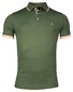 Baileys Solid Piqué Tipping Contrast Color Polo Olijf Groen
