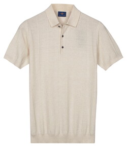 Baileys Structure Drop Needle Tight Knit Short Sleeve Polo Marshmallow