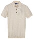 Baileys Structure Drop Needle Tight Knit Short Sleeve Polo Marshmallow