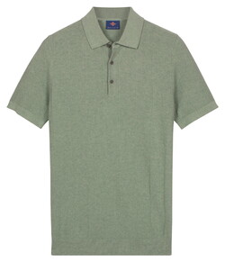 Baileys Structure Drop Needle Tight Knit Short Sleeve Polo Misty Green