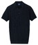 Baileys Structure Drop Needle Tight Knit Short Sleeve Polo Navy
