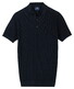 Baileys Structure Drop Needle Tight Knit Short Sleeve Polo Navy
