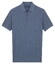 Baileys Structure Drop Needle Tight Knit Short Sleeve Polo Riviera Blue