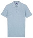 Baileys Structure Drop Needle Tight Knit Short Sleeve Polo Soft Blue