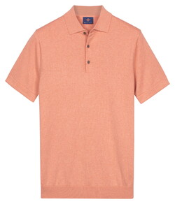 Baileys Subtle Faux-Uni Short Sleeve Single Knit Polo Dusty Rose