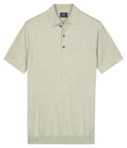 Baileys Subtle Faux-Uni Short Sleeve Single Knit Polo Pastel Groen