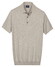 Baileys Subtle Faux-Uni Short Sleeve Single Knit Polo Soft Grey
