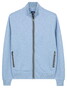 Baileys Subtle Faux-Uni Sweat Doubleface Interlock Vest Riviera Blue