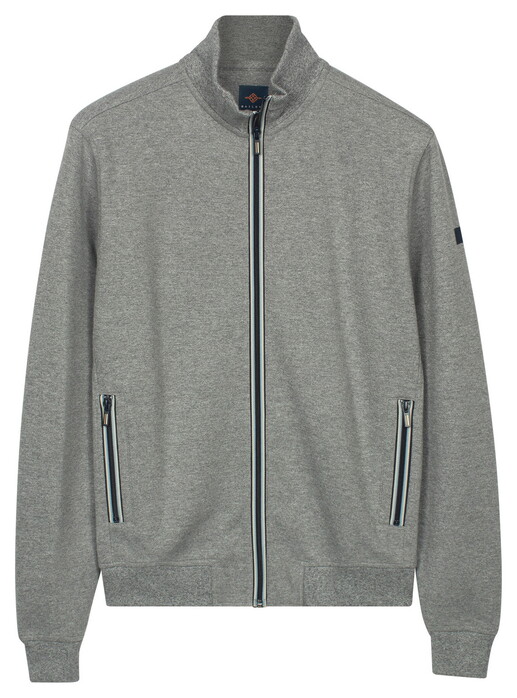 Baileys Subtle Faux-Uni Sweat Doubleface Interlock Vest Stone Grey