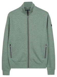 Baileys Subtle Faux-Uni Sweat Doubleface Interlock Vest Thyme Green