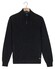 Baileys Subtle Short Lines Woven Pattern Fullzip Structure Knit Vest Navy