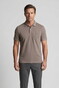 Baileys Subtle Two-Tone Chestpocket Short Sleeve Polo Bruin