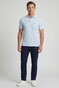 Baileys Subtle Two-Tone Chestpocket Short Sleeve Polo Sky Blue